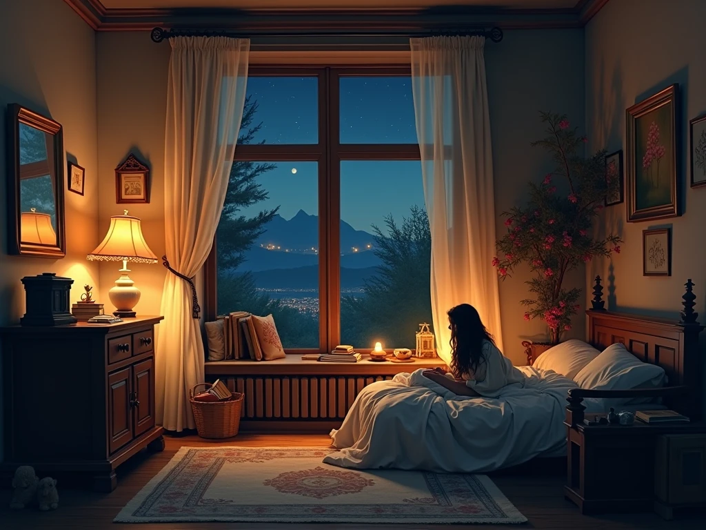 Minimal leaf illustration suggesting natural materials